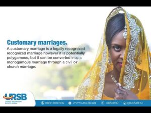 Customary Marriages in Uganda / Registration