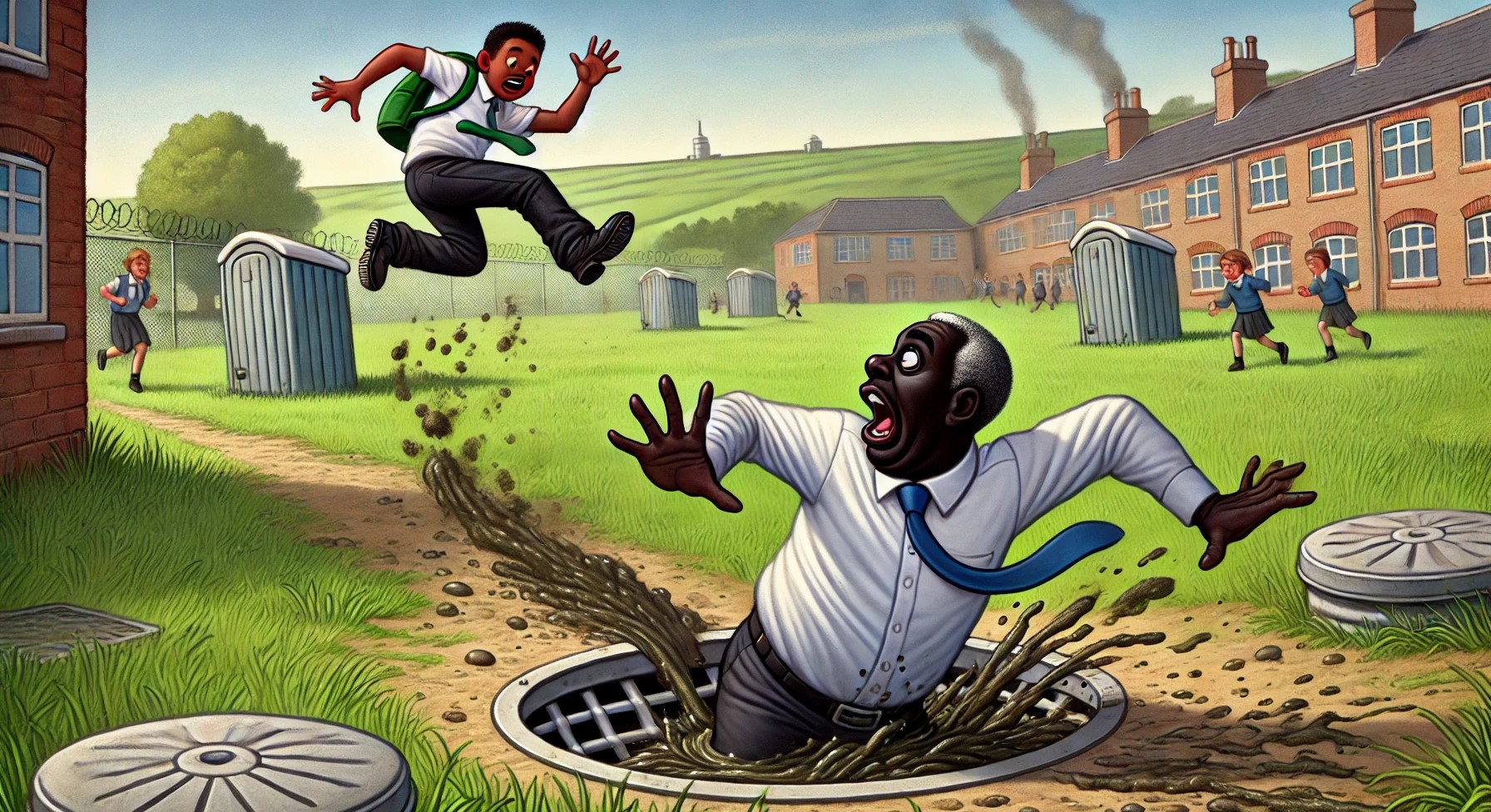 Court Cautions Teacher who fell into Septic Tank Chasing Student