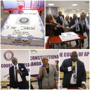 Criminal division of the High Court bids farewell to Justice Elubu.